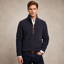 Holland Cooper Men's Country Fleece Quarter Zip - Ink Navy