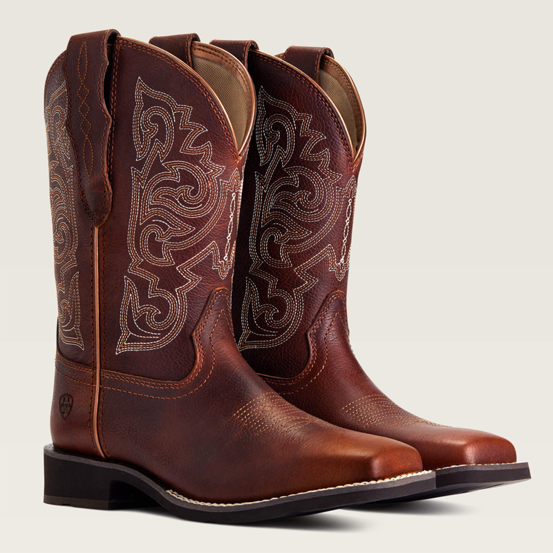 Ariat Women's Delilah StretchFit Western Boots - Spiced Cider-1