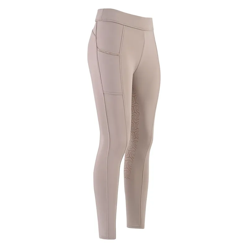 Imperial Riding Ladies Teddy Full Grip Tights - Taupe-1