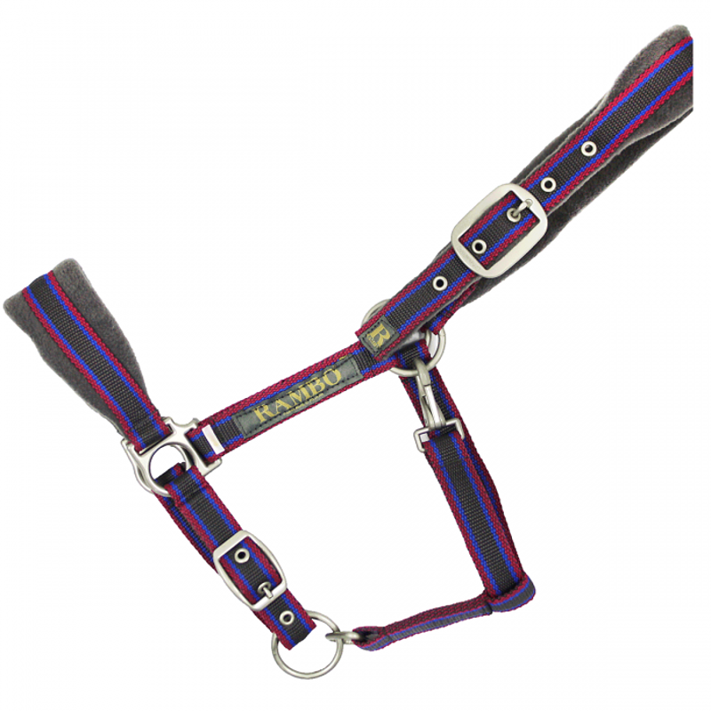 Horseware Rambo Padded Headcollar - Witney Cherry-1