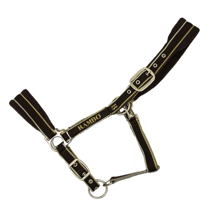 Horseware Rambo Padded Headcollar - Witney Brown-1