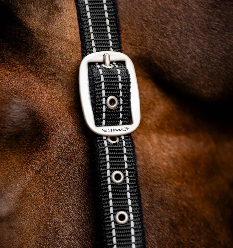 Horseware FieldSafe Headcollar - Black/Reflective/Black-3