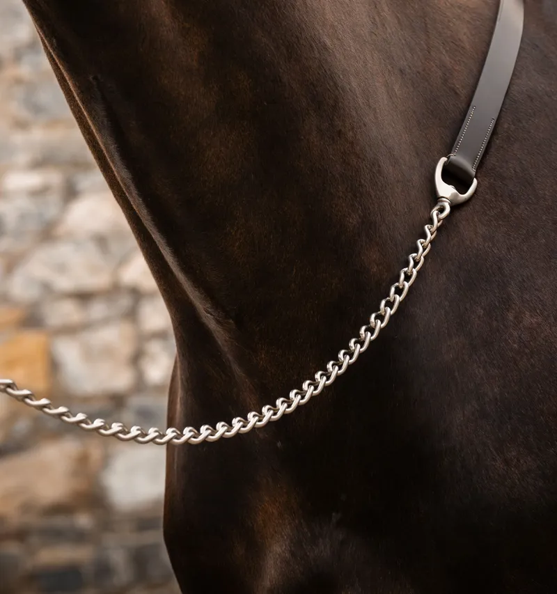 Horseware Signature Lead with Chain - Brown-1
