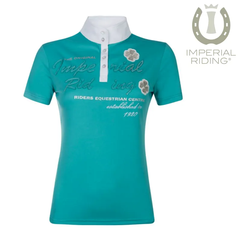 Imperial Riding Diadeem Ladies Competition Shirt - Petrol
