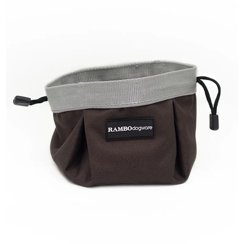 Horseware Rambo Dog Feed Bowl - Chocolate/Silver