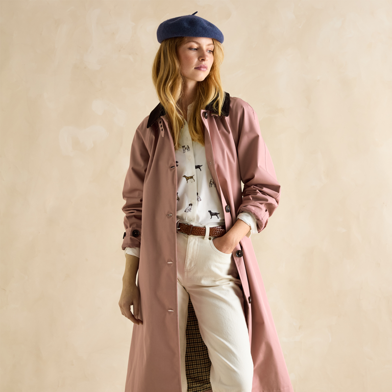 Joules Ladies Burlington Eleanor Tomlinson Jersey Shirt - Dogs Print-5