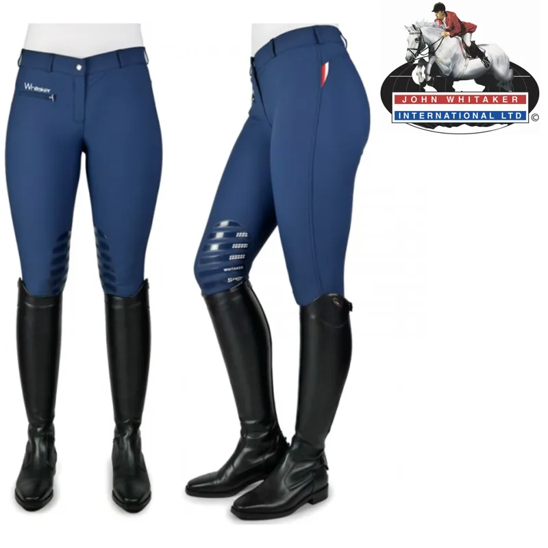 John Whitaker Dortmund Performance Ladies Breeches - Navy 