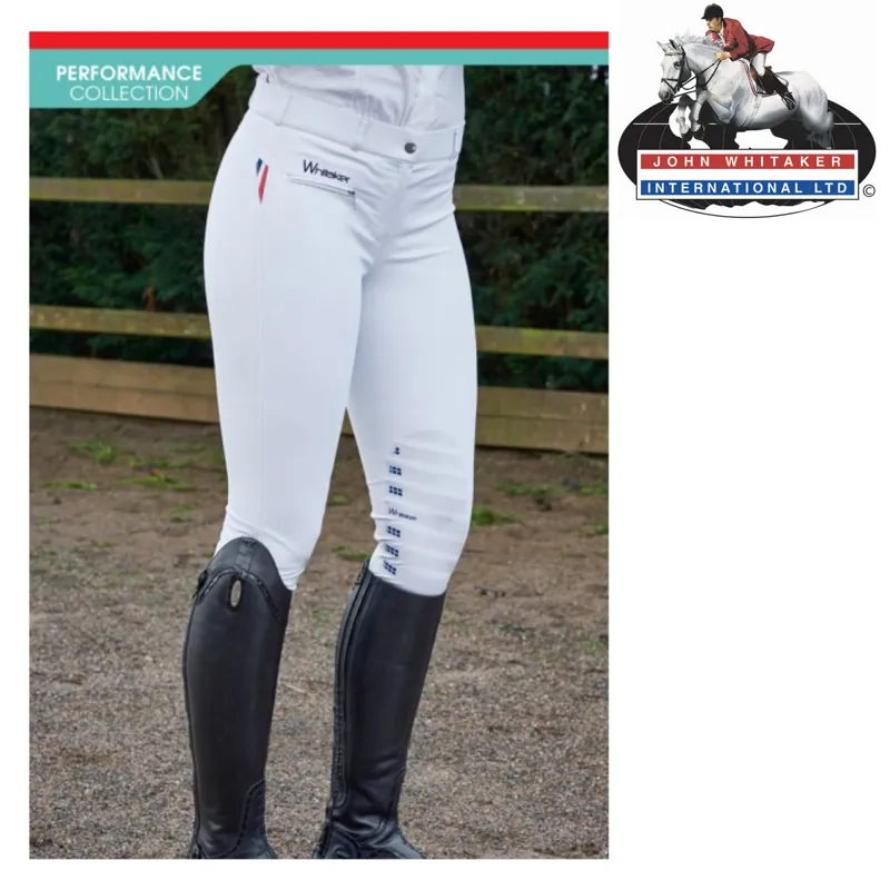 John Whitaker Dortmund Performance Ladies Breeches - White 