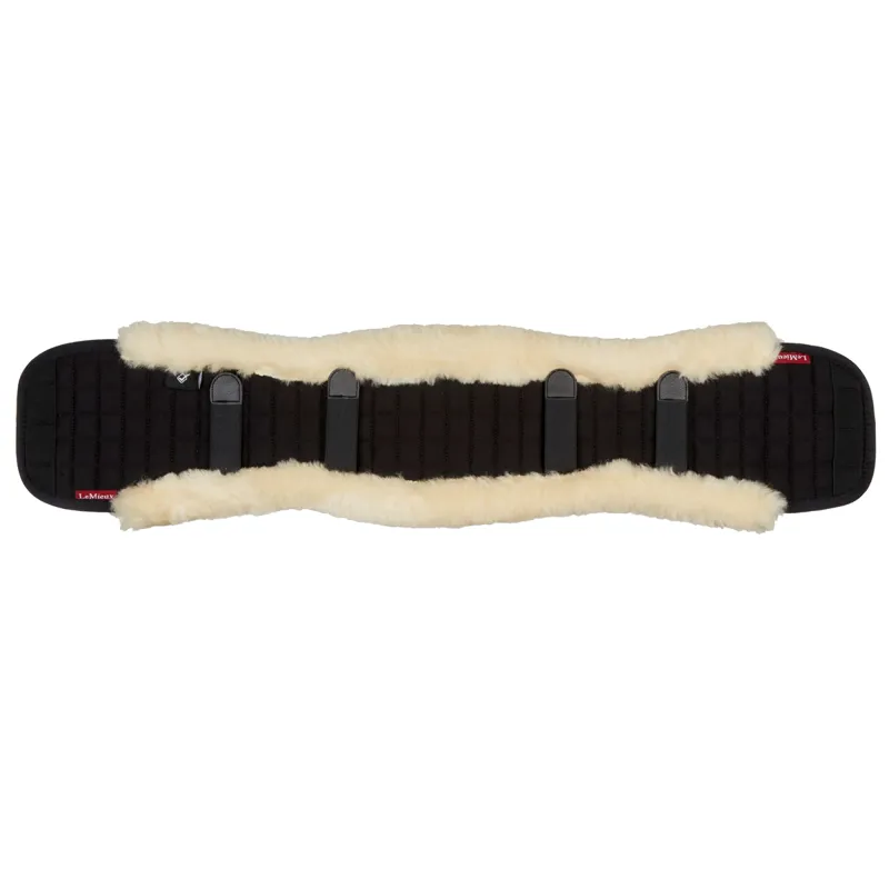 LeMieux Dressage Girth Cover - Natural/Black
