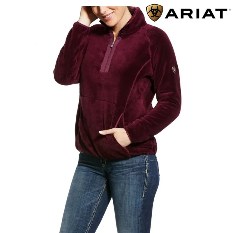 Ariat Womens Dulcet 1/4 Zip Sweatshirt - Grapewine
