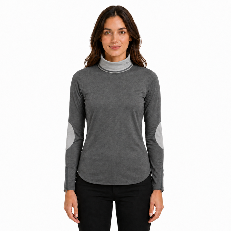 Horseware AA Ladies Novara Polo Neck - Taupe