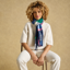 Joules Ladies Langtree Scarf - Navy/Pink Check