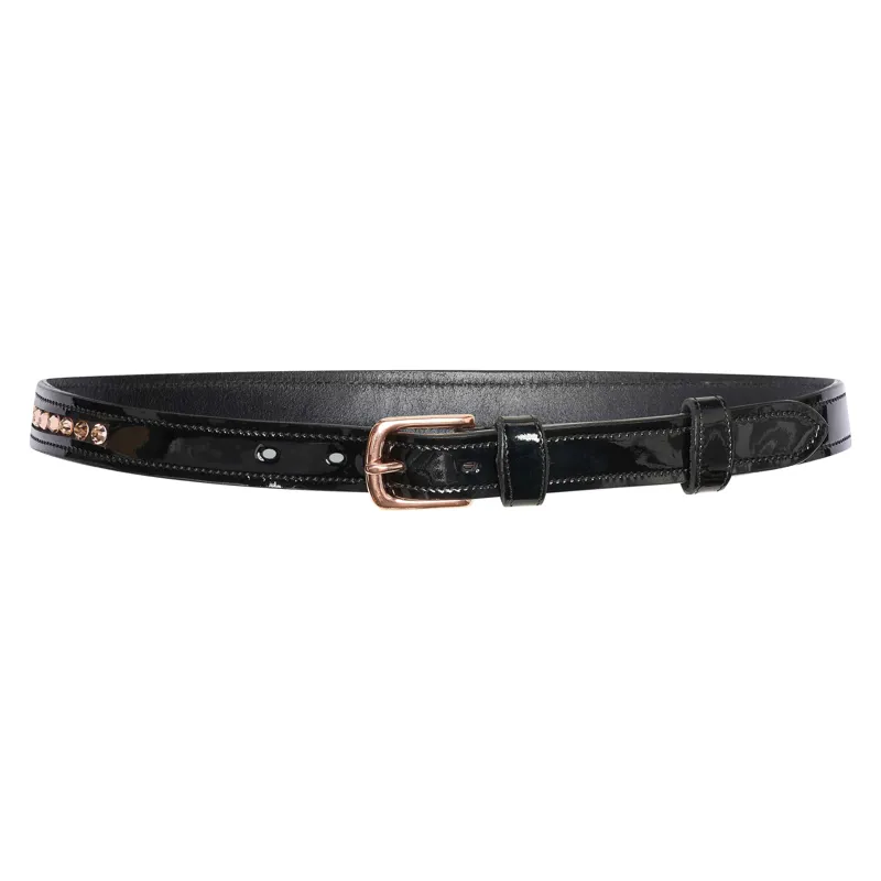 Imperial Riding Olania Sparkle Belt - Black/Rose Gold