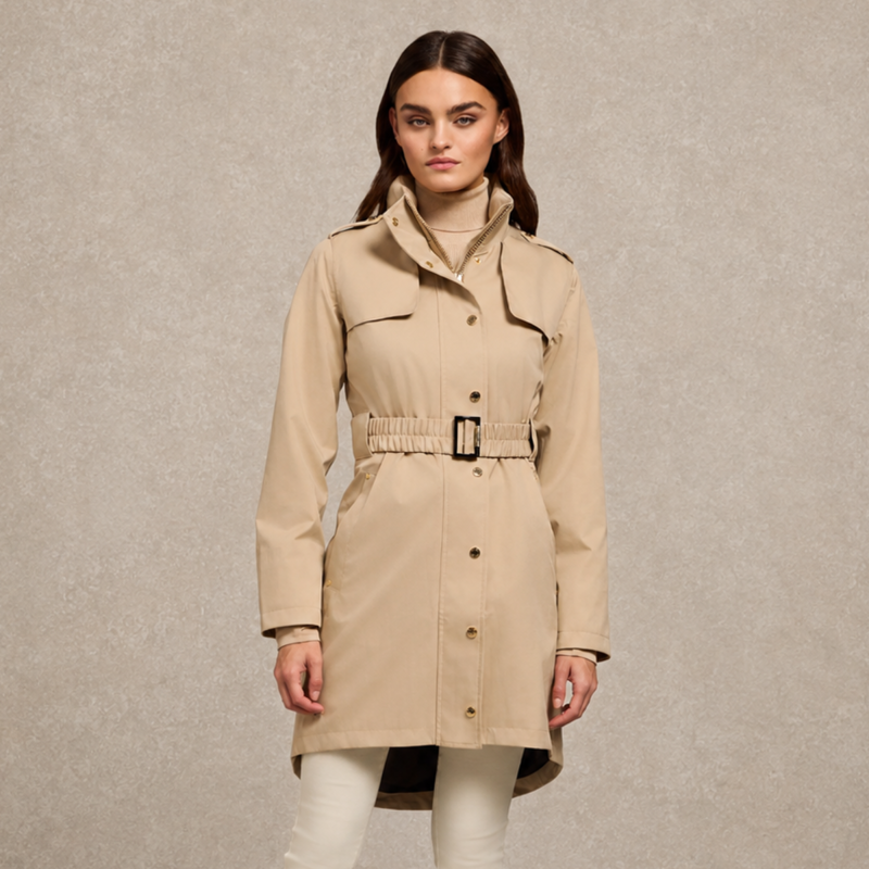 Holland Cooper Rosedale Waterproof Parka - Stone