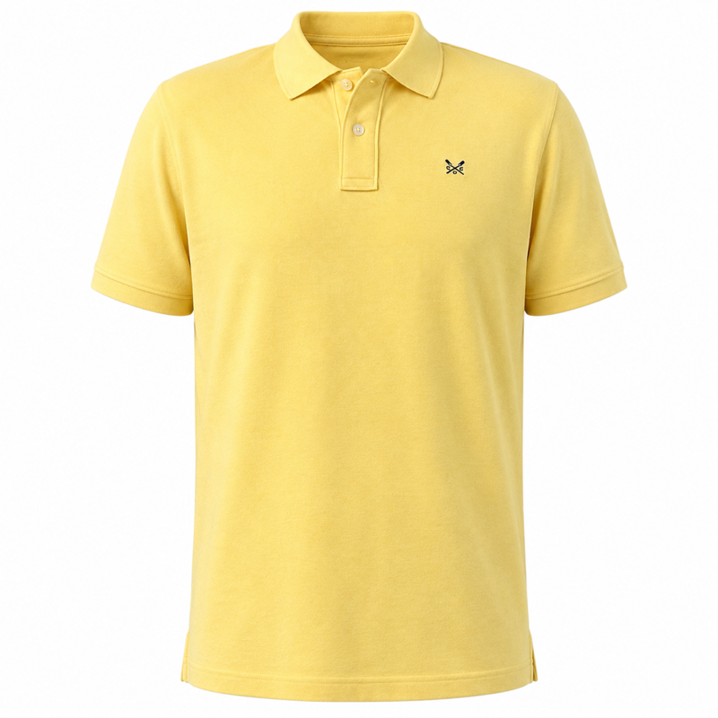 Crew Clothing Men's Classic Pique Polo - Yellow