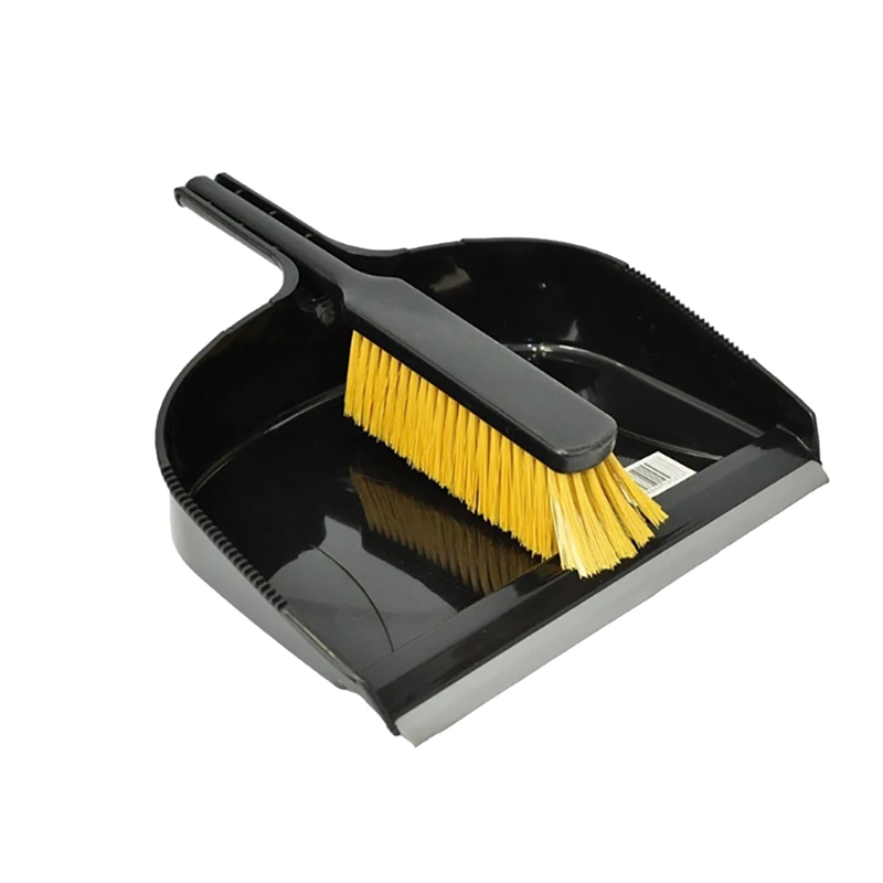 HillBrush Jumbo Dustpan and Stiff Banister Brush