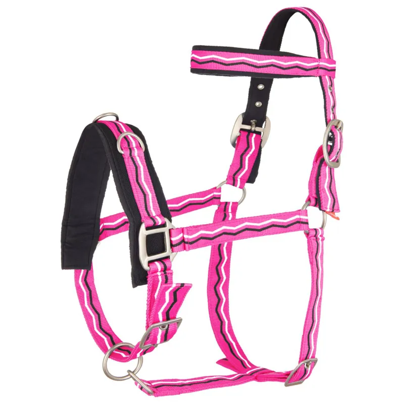 Imperial Riding Cavesson - Neon Pink