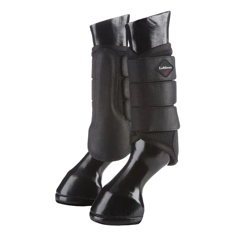 LeMieux Mesh Brushing Boots - Black