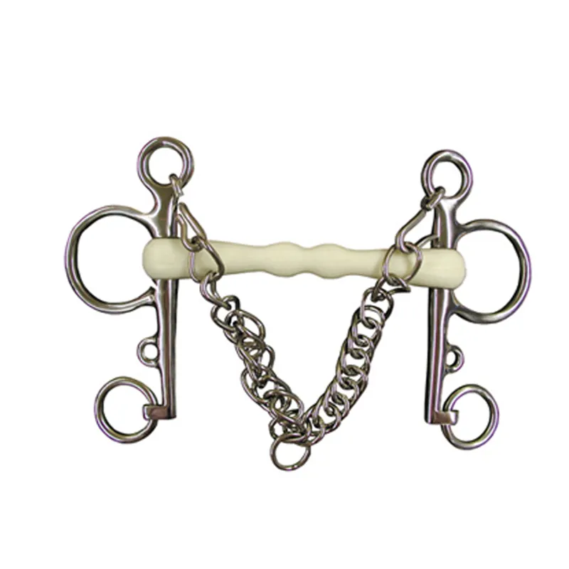 JHL Pro Steel Flexi Mullen Mouth Pelham bit