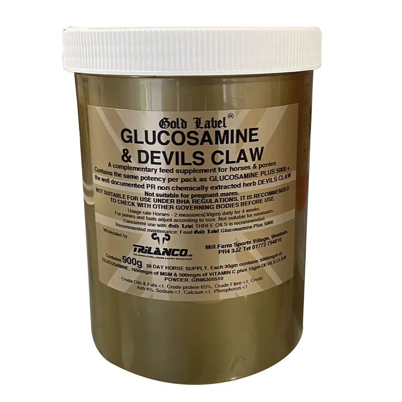 Gold Label Glucosamine And Devils Claw - 900g