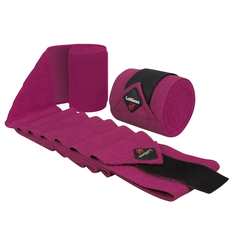 LeMieux Combi Bandages Pair - Plum 