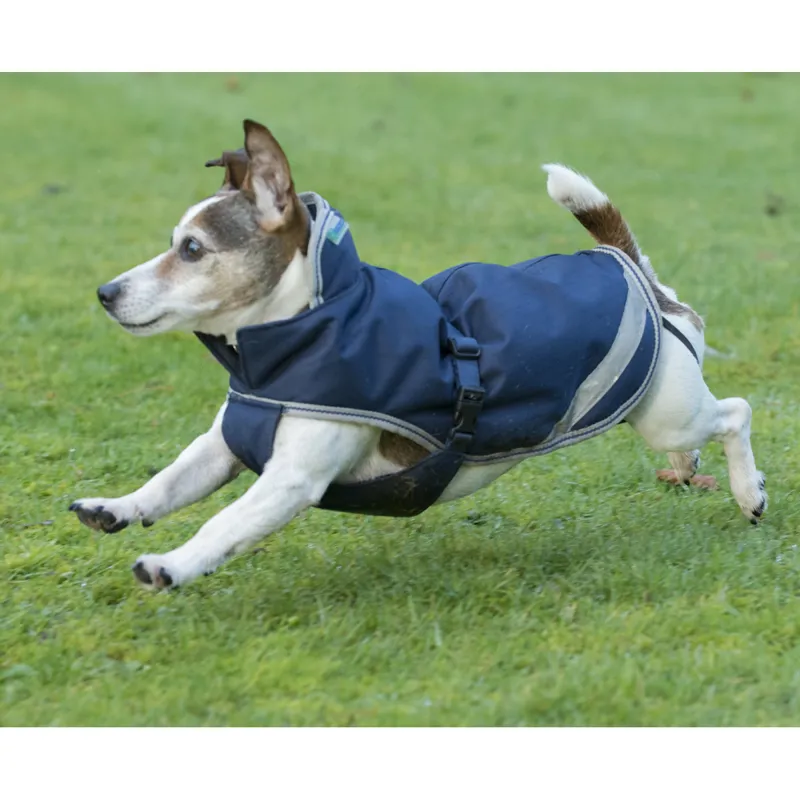 Bucas Freedom 50g Dog Rug Coat - Navy/Silver 