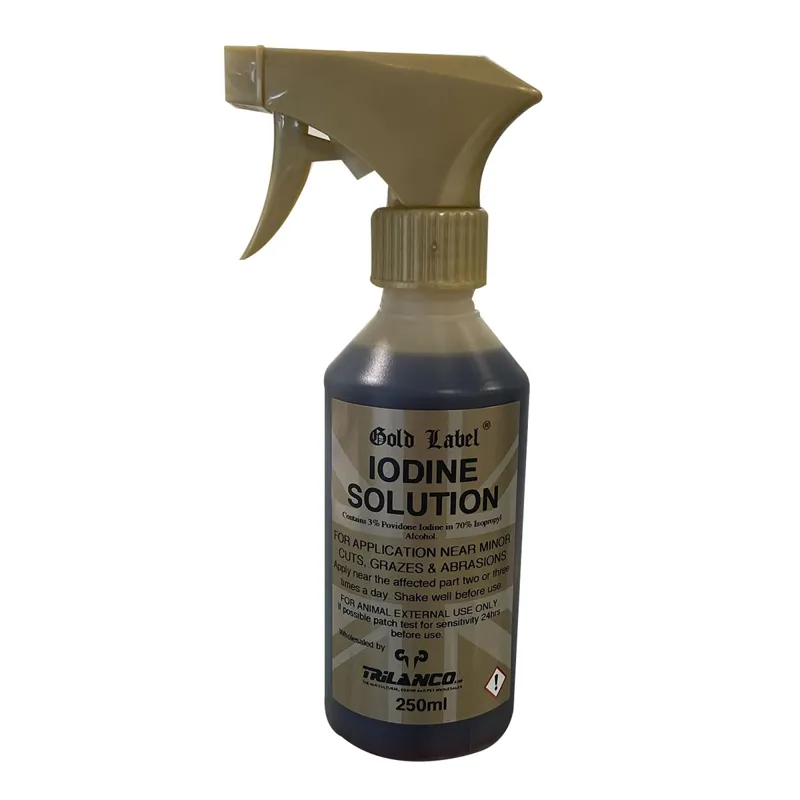 Gold Label Iodine Solution - 250ml Spray