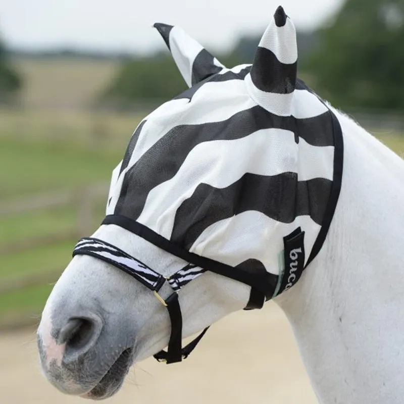 Bucas Buzz-Off Zebra Fly Mask