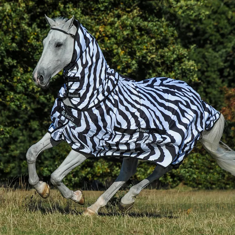 Bucas Sweet-Itch Zebra Fly Rug