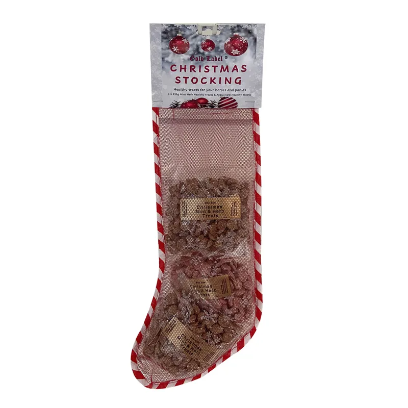 Gold Label Economy Equine Christmas Stocking