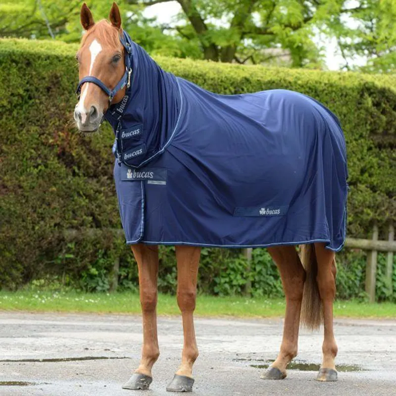 Bucas Power Cooler Full Neck - Navy/Silver