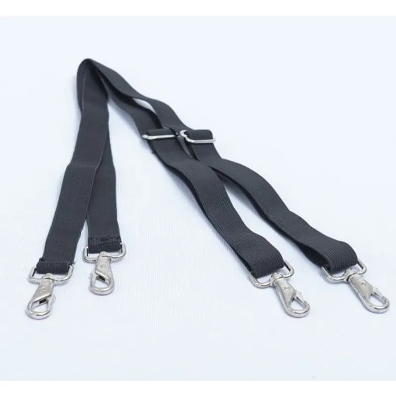 Bucas Deluxe Fully Adjustable Leg Straps Pair - Black