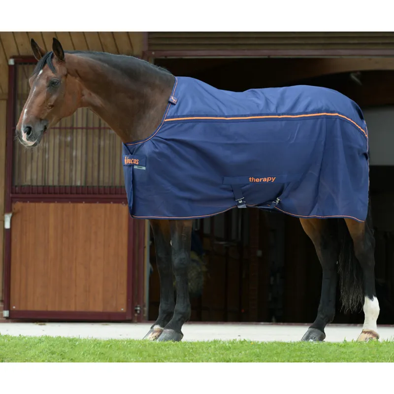 Bucas Therapy Mesh Cooler - Navy/Orange