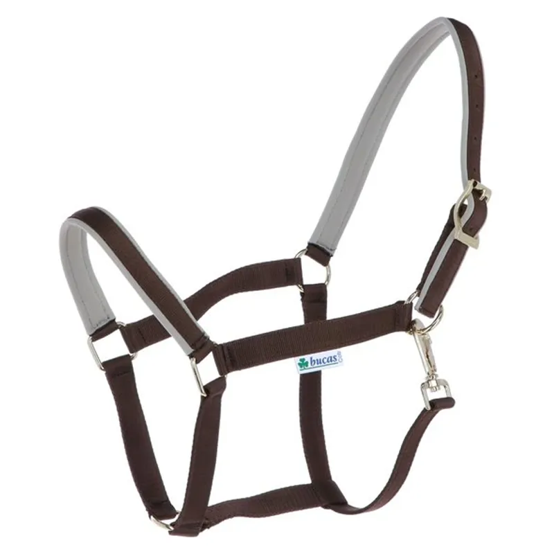 Bucas Dublin Halter - Chocolate/Silver