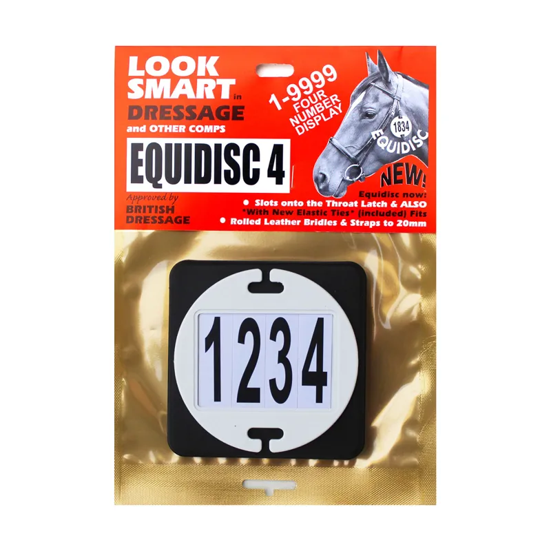 Equidisc 4 Numbers - White