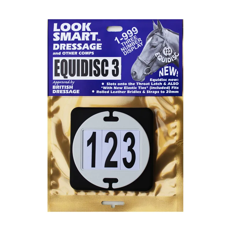  Equidisc 3 Numbers - White