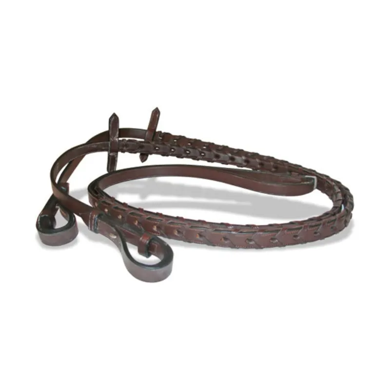 JHL Braided Reins - Brown