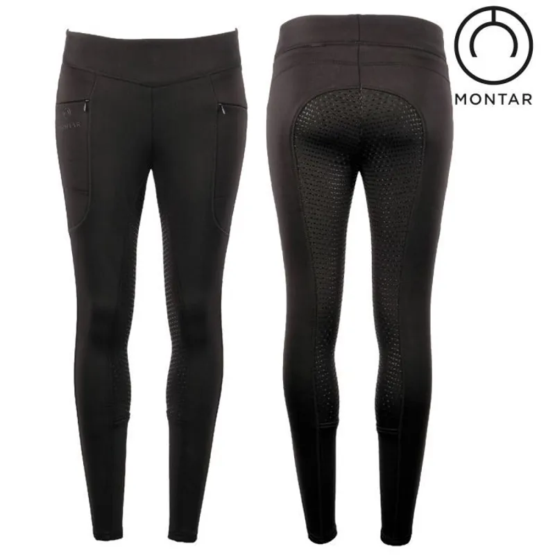 Montar Edy Winter Pull On F/G Breeches Black