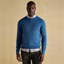 Joules Men's Hillside Crew Neck Knitted Jumper - Blue