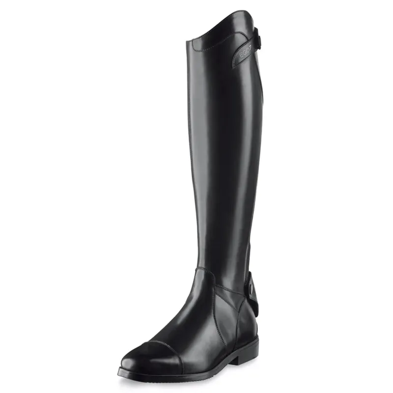 EGO7 Aries Unlaced Long Riding Boots Short - Black