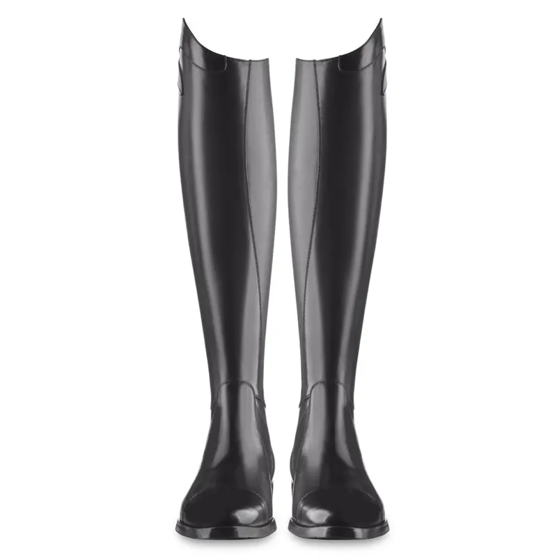 EGO7 Aries Unlaced Long Riding Boots Short - Black-1