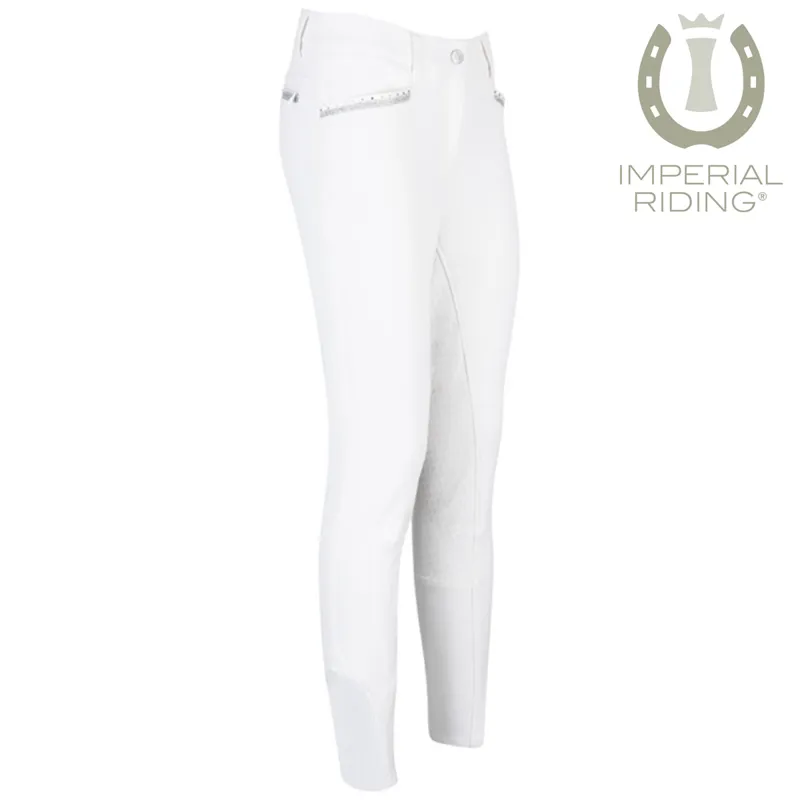 Imperial Riding El Capone SFS Breeches - White