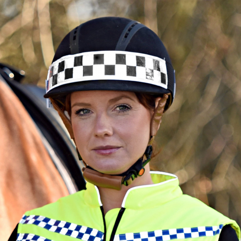 Equisafety Polite Hatband - Black