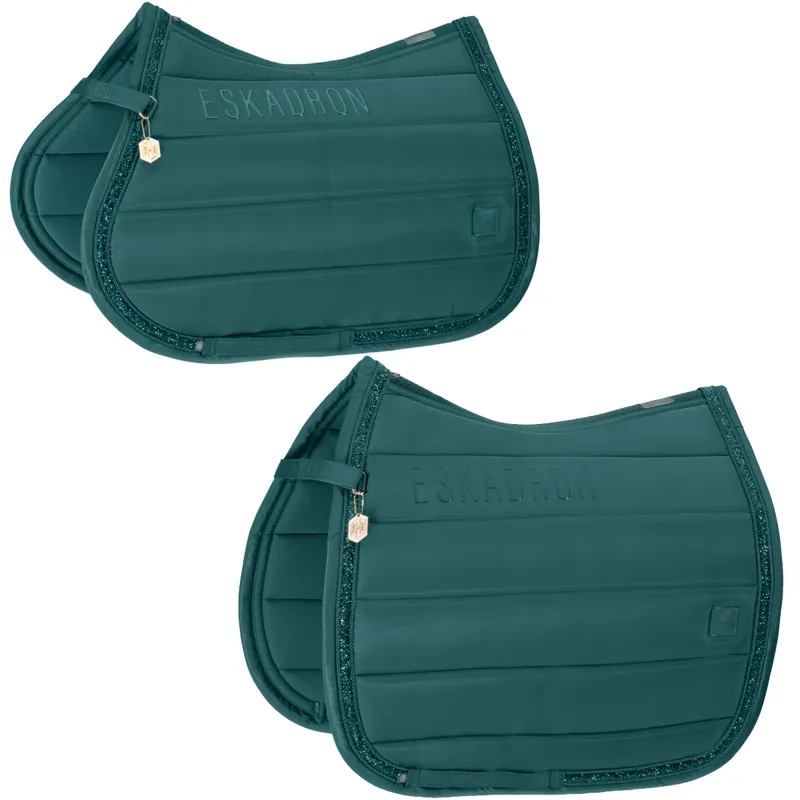 Eskadron High Gloss Jewel Saddlecloth Heritage AW24 - Vintage Green