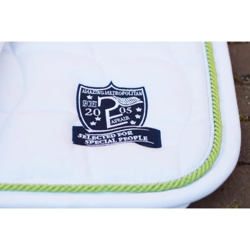 Esperado Rio Saddlepad - White/Green-1