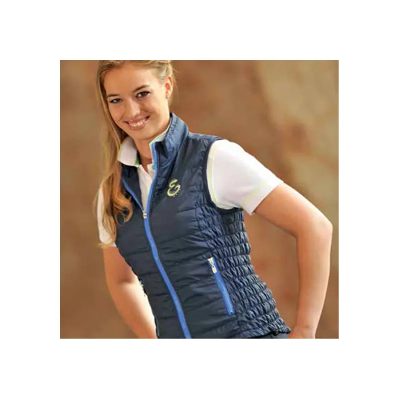 Esperado Rose Garden Ladies Gilet - Navy