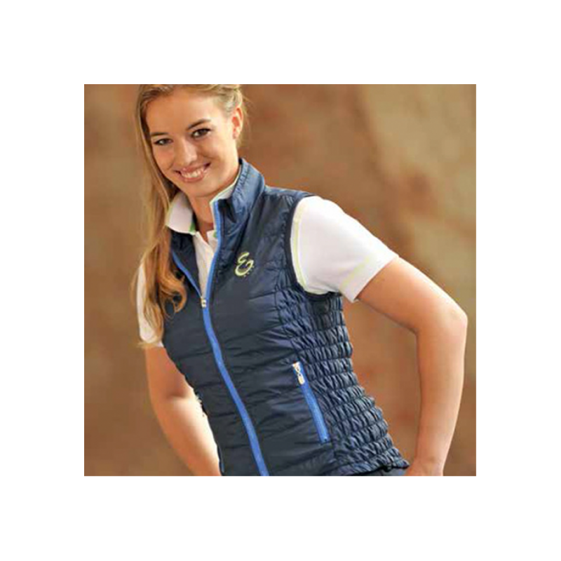 Esperado Rose Garden Ladies Gilet - Navy-1