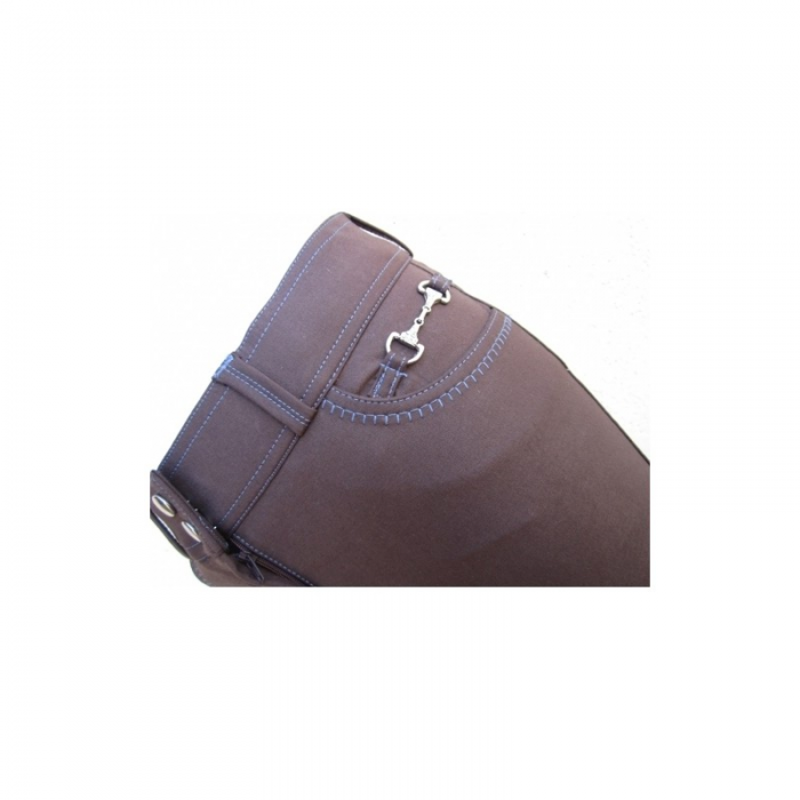 Esperado Sally Ladies Full Seat Breeches - Navy-1