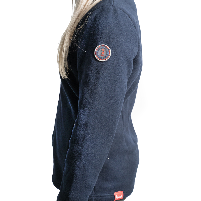 Esperado France Ladies Fleece Jacket - Navy-1