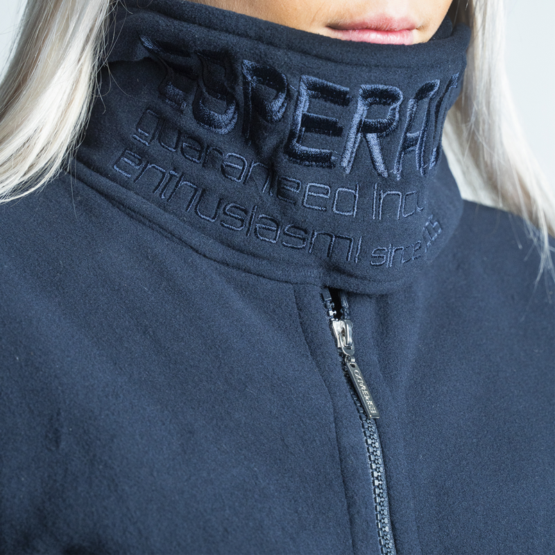 Esperado France Ladies Fleece Jacket - Navy-2